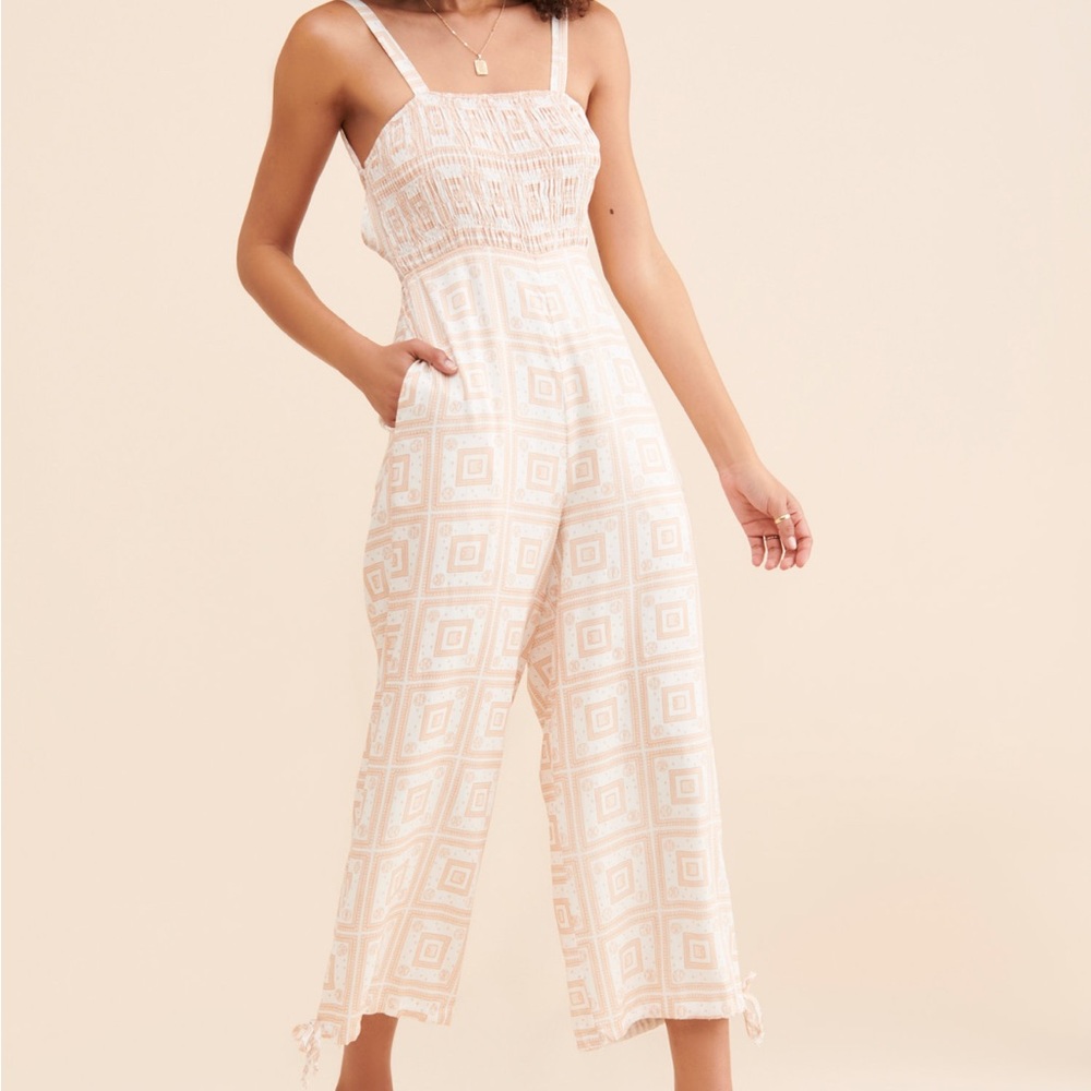 Elodie tie bottom backless jumpsuit - Sancia